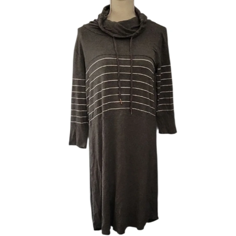 Cato Active USA Gray Cowl Neck Dress - Picture 1 of 3